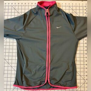 Nike‎ Dri Fit Women’s Size XL Grey/Pink Jacket